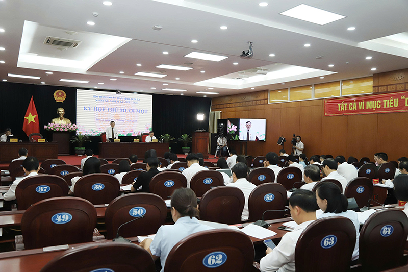 Kỳ họp thứ 11, HĐND tỉnh khóa XV